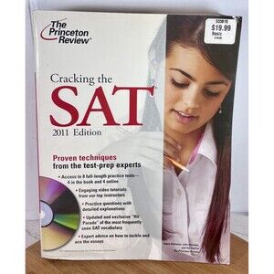 The Princeton Review Cracking The SAT 2011 Edition With CD By Adam Robinson Used